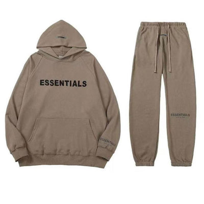 Brown Essentials Tracksuits - Essetial