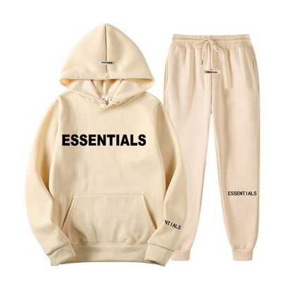 Essentials Tracksuit Mens Cream - Essetial