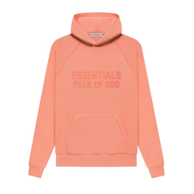 Coral Pink Essentials Hoodie Fear Of God - Essetial